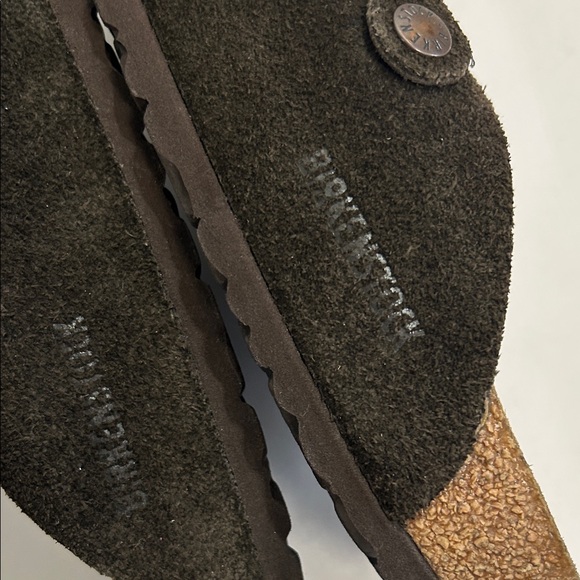 Birkenstock Black Suede Clogs - Picture 9 of 16